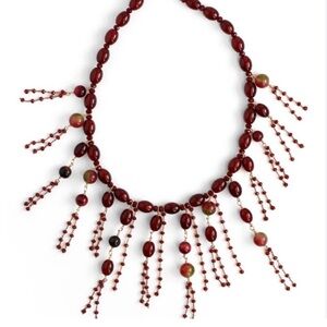 New! Anthropologie Serefina Berry Candy Necklace (1060) NWOT